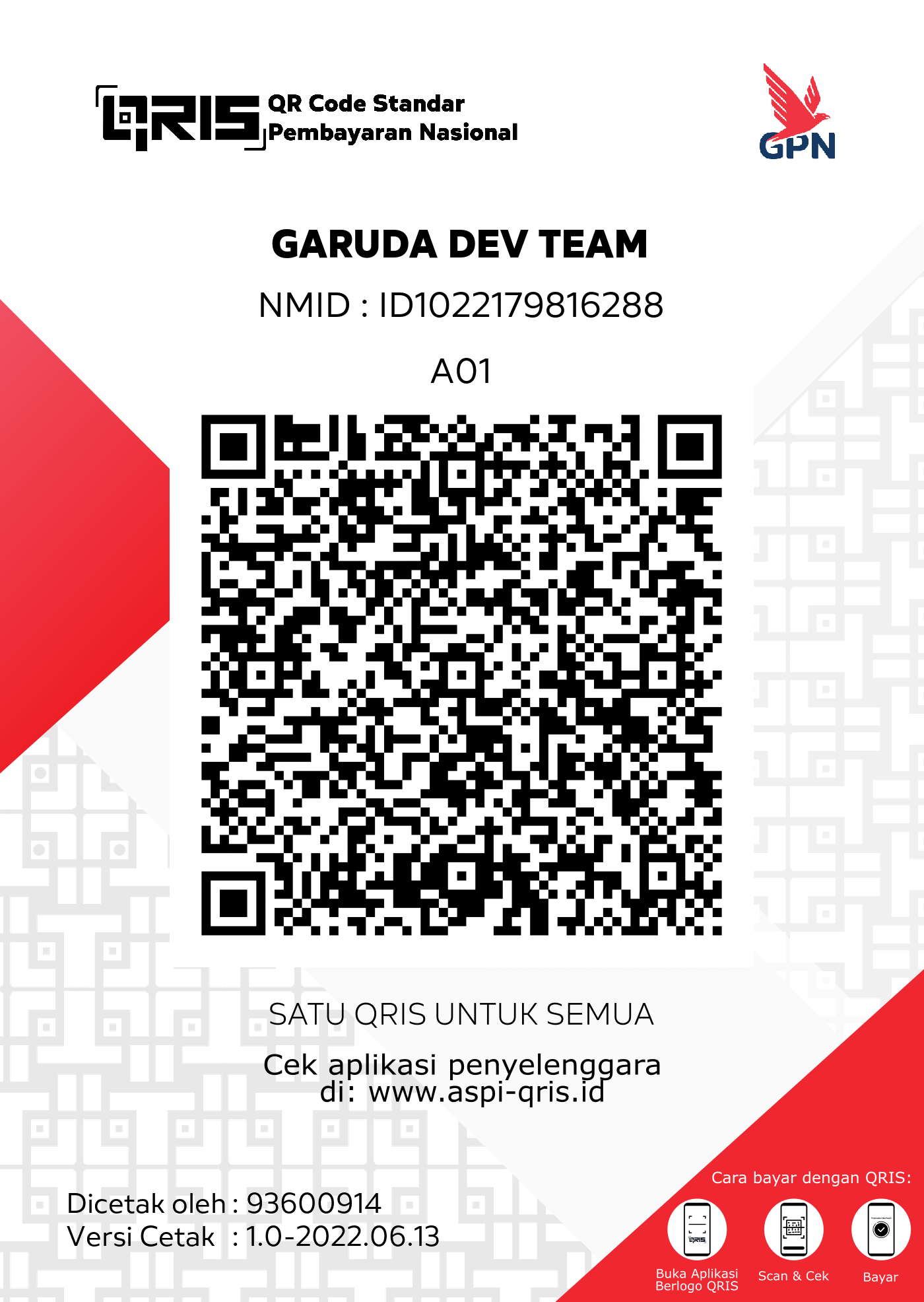 QRIS donasi Garuda Dev Team